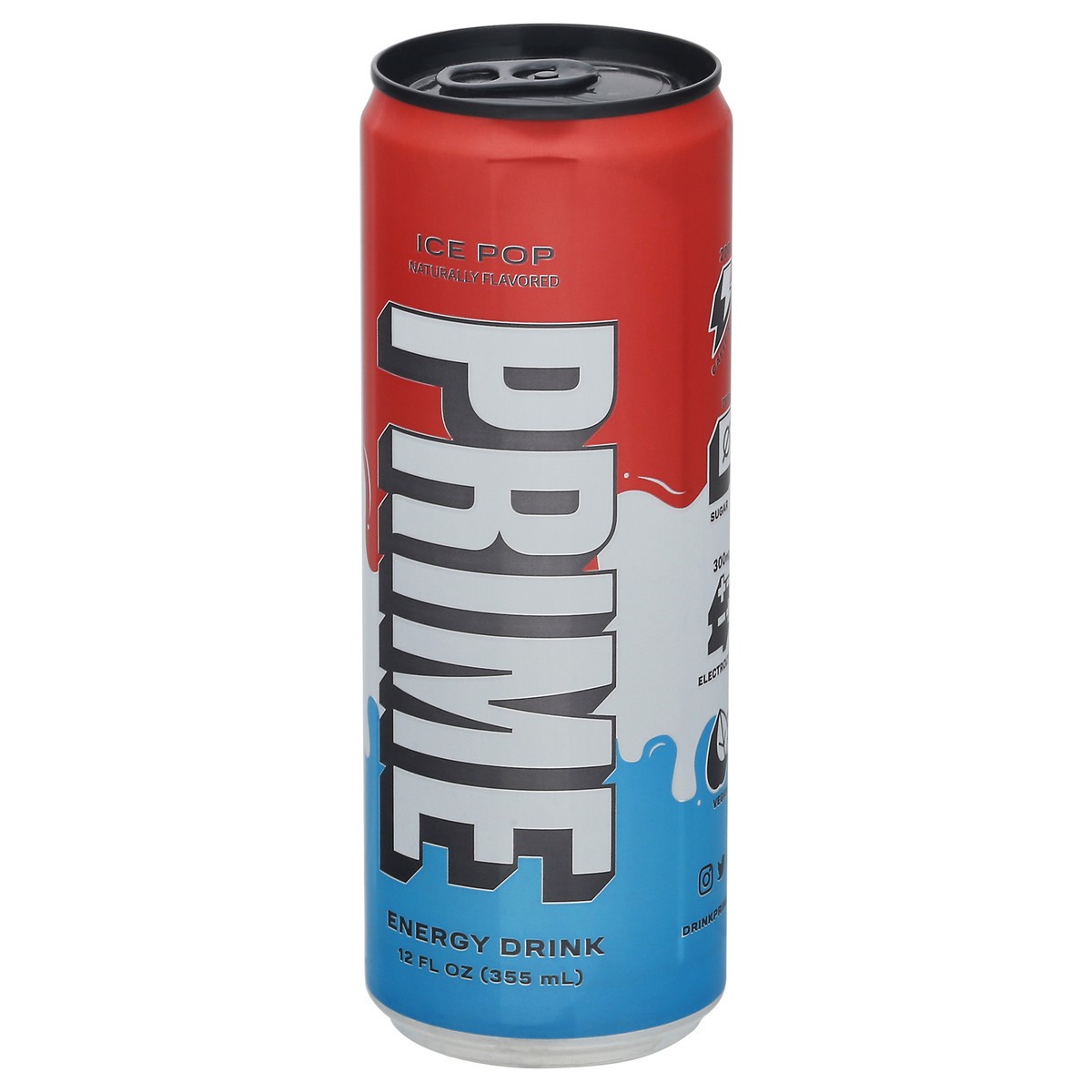 slide 10 of 13, Prime Hydration Prime Ice Pop Energy Drink - 12 fl oz Can, 12 fl oz