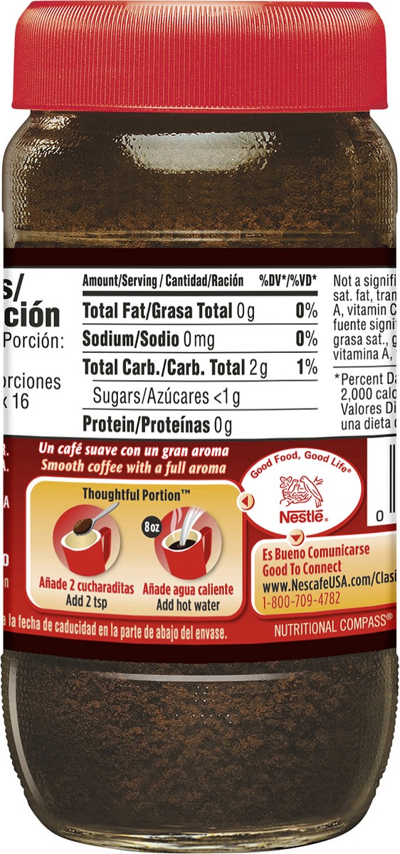 slide 4 of 12, Nescafé Dolca, Flavored Instant Coffee, Dark Roast 1.76 oz. Jar, 1 ct