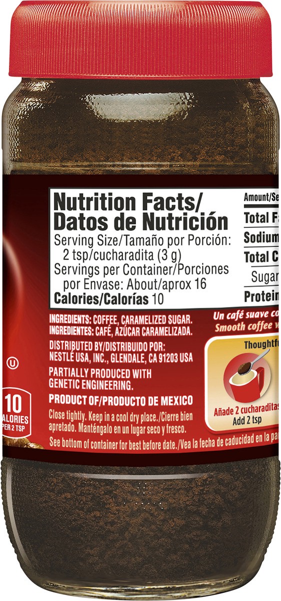 slide 8 of 12, Nescafé Dolca, Flavored Instant Coffee, Dark Roast 1.76 oz. Jar, 1 ct
