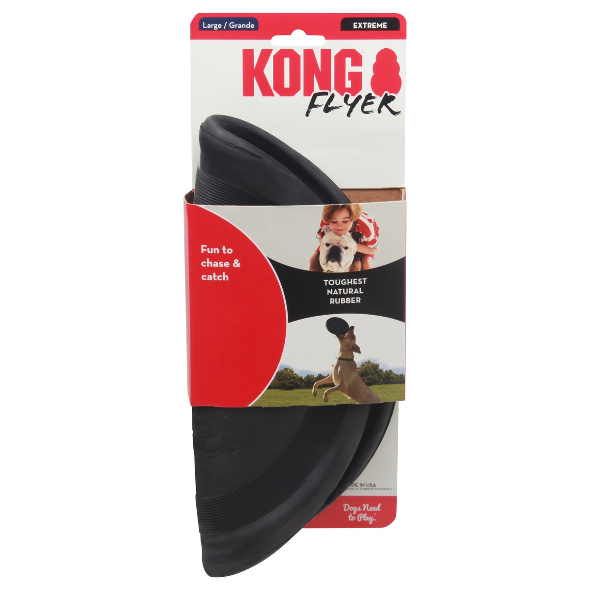 slide 8 of 9, KONG Large Extreme Flyer Dog Toy 1 ea Card, 1 ct