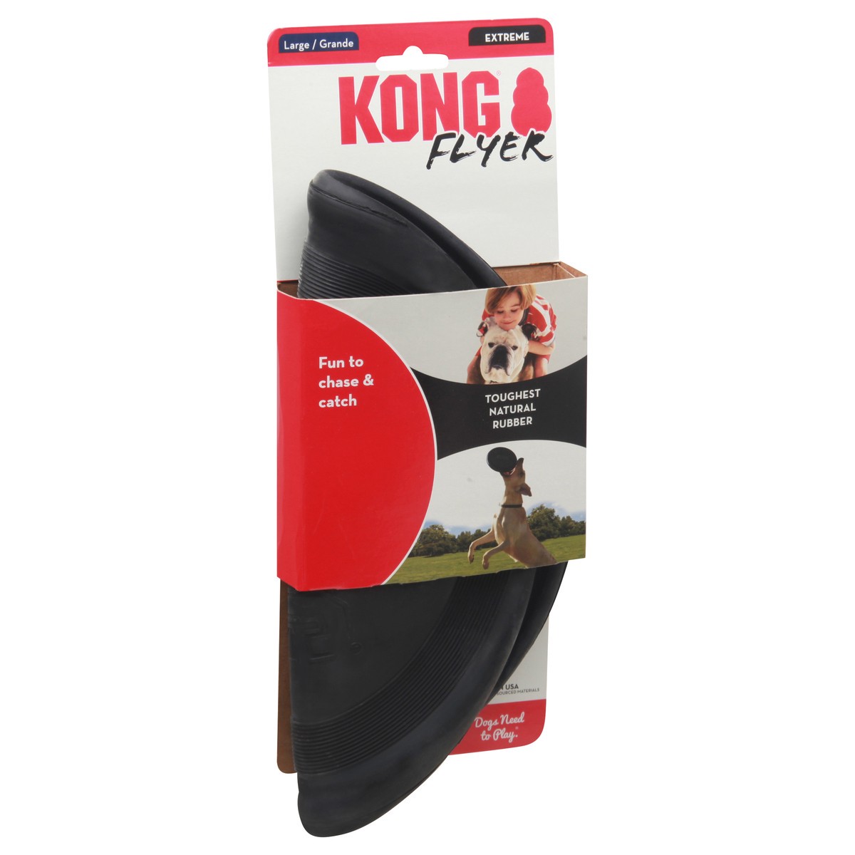 slide 6 of 9, KONG Large Extreme Flyer Dog Toy 1 ea Card, 1 ct