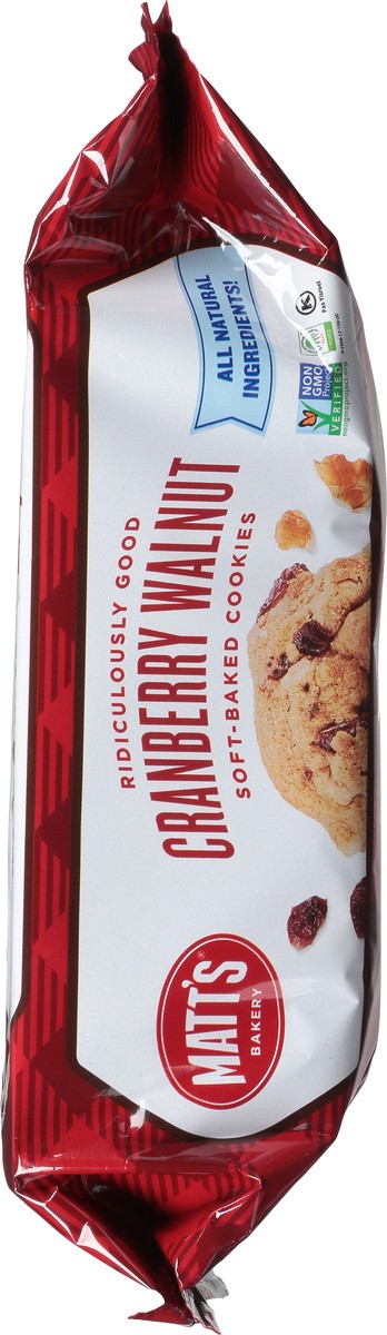 slide 9 of 9, Matt's Soft-Baked Cranberry Walnut Cookies - 10.5 oz, 10.5 oz