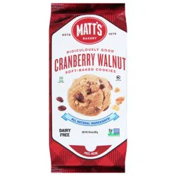Matt's Soft-Baked Cranberry Walnut Cookies - 10.5 oz