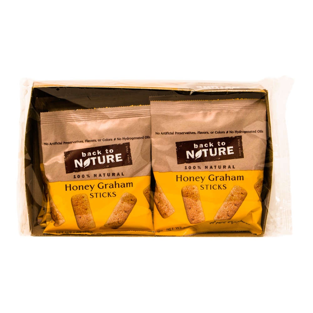 slide 1 of 6, Back to Nature Honey Graham Sticks, 8 oz