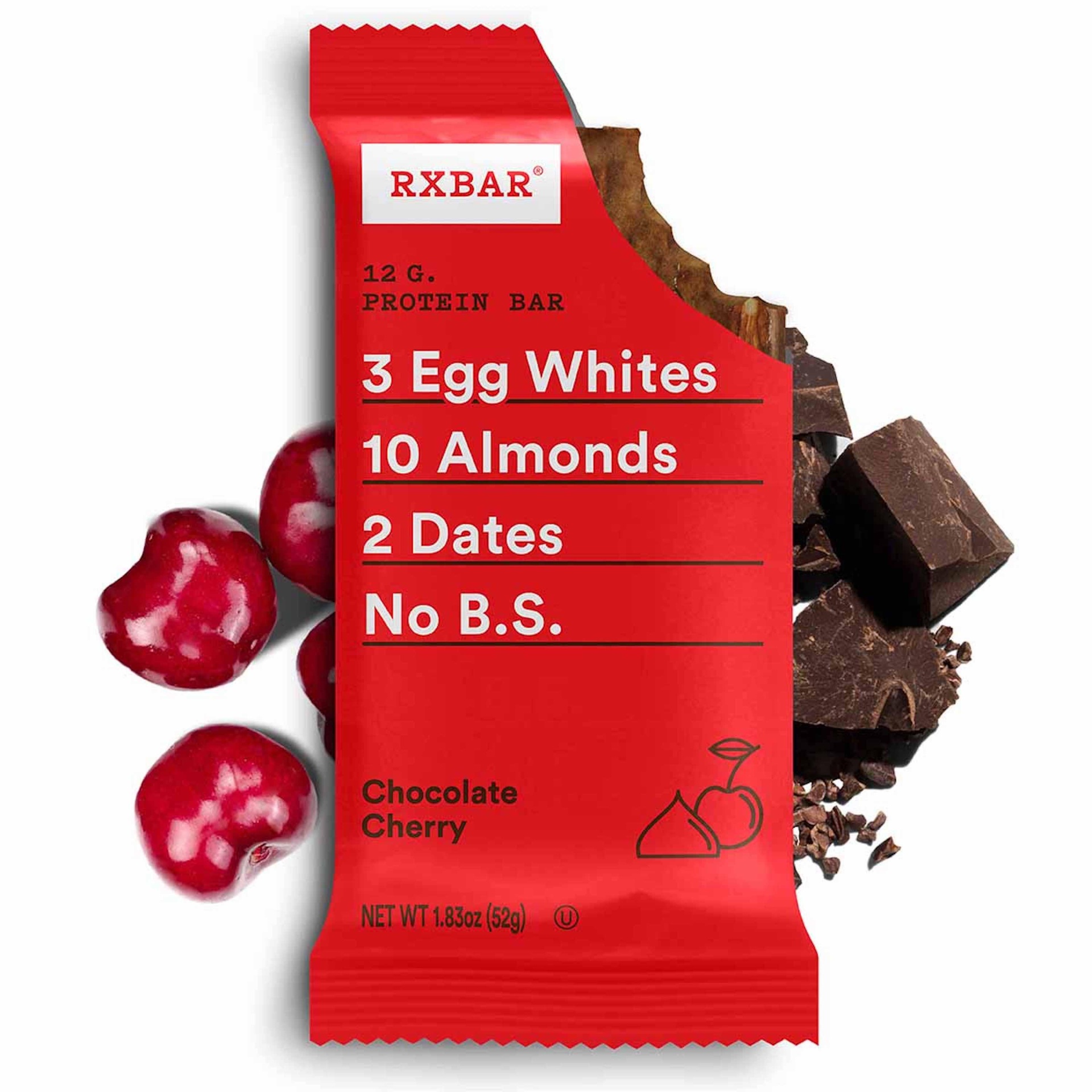 slide 3 of 5, RXBAR Protein Bar Protein, Chocolate Cherry, 1.83 oz
