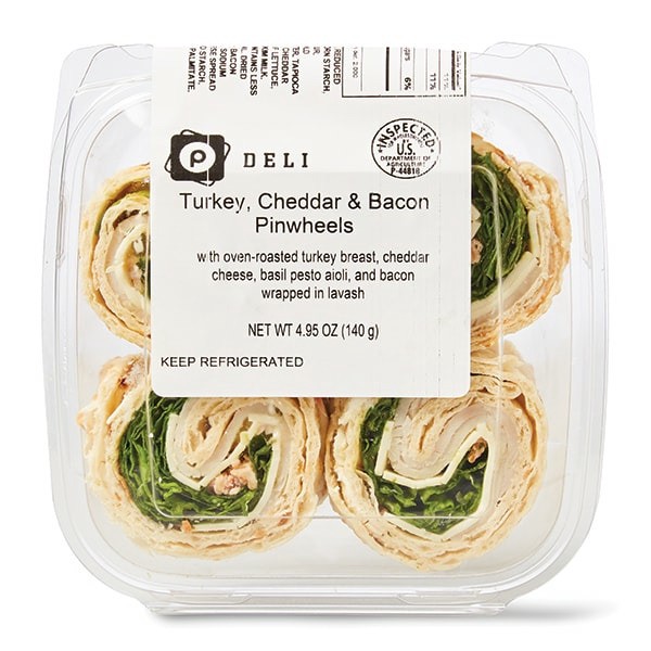 slide 1 of 1, Publix Deli Turkey & Cheddar Pinwheels, 5.31 oz