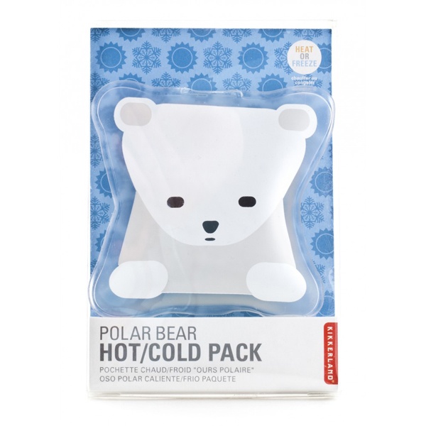 slide 1 of 1, Kikkerland Hot Cold Pack Bear, 1 ct