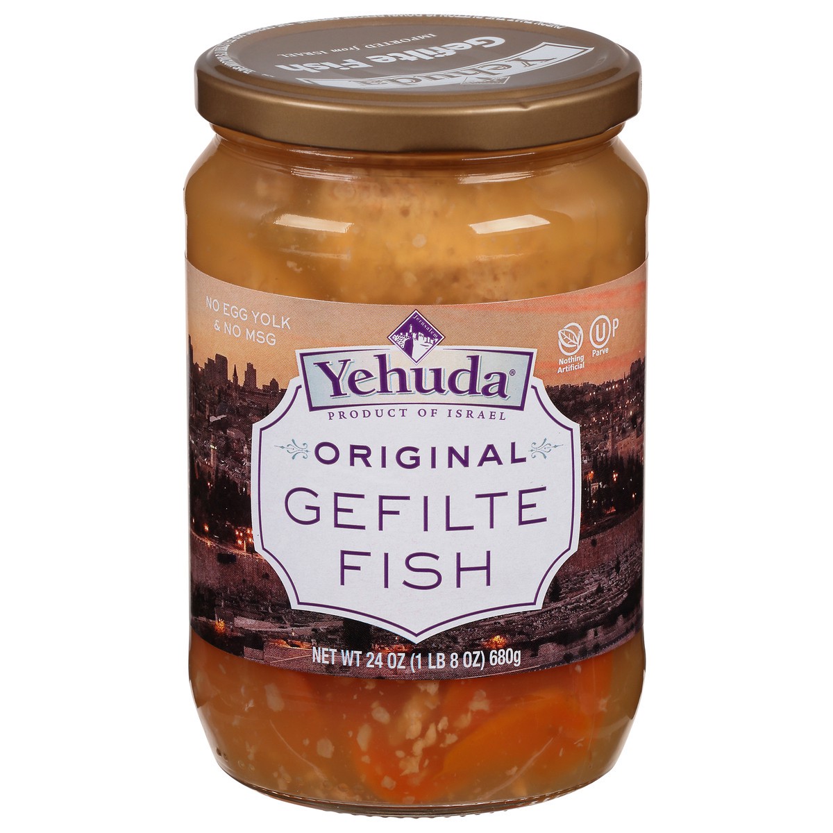 slide 1 of 11, Yehuda Original Gefilte Fish 24 oz, 24 oz