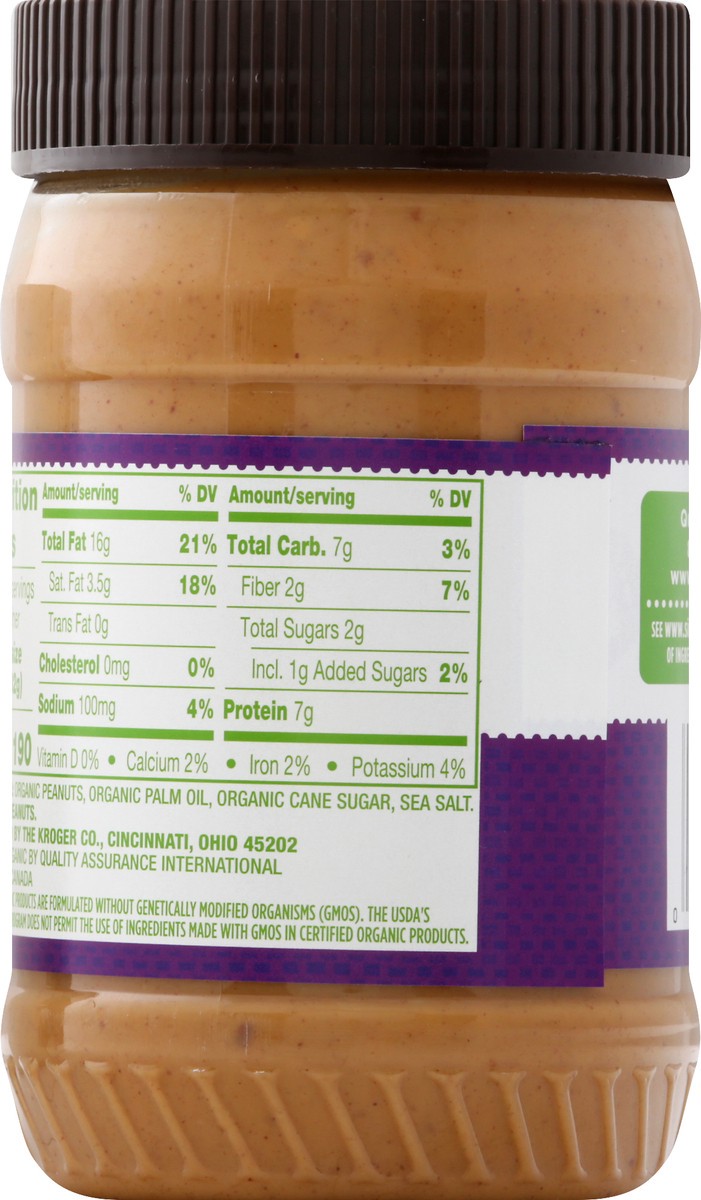 slide 6 of 8, Simple Truth Organic No Stir Crunchy Peanut Butter, 16 oz