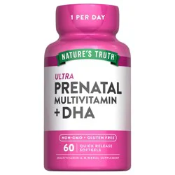 Nature's Truth Ultra Prenatal Vitamins and Minerals plus DHA