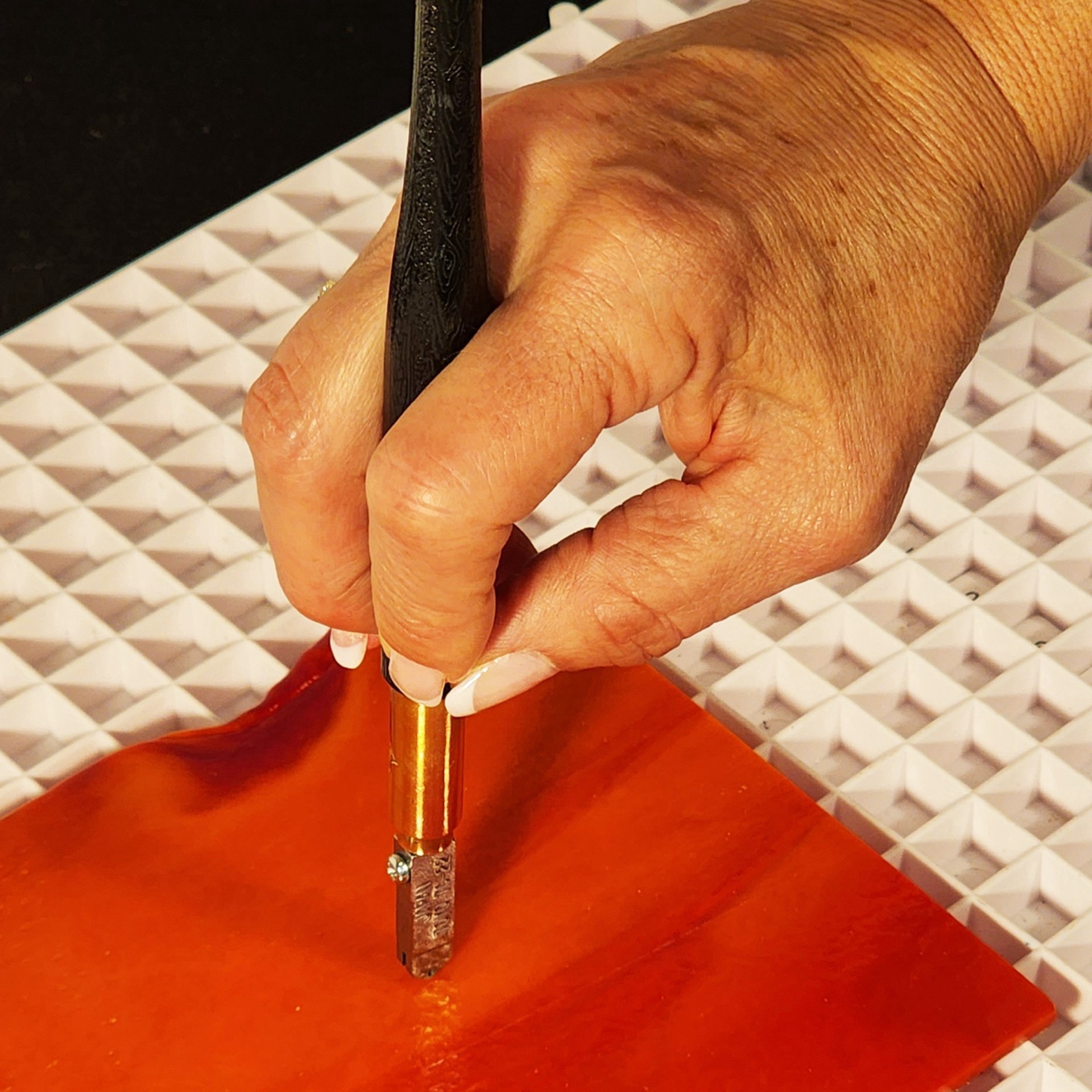 slide 2 of 5, Toyo Pattern Blade Dry Wheel Supercutter Glass Tool, 7.5 in x 5/8 in x 5/8 in