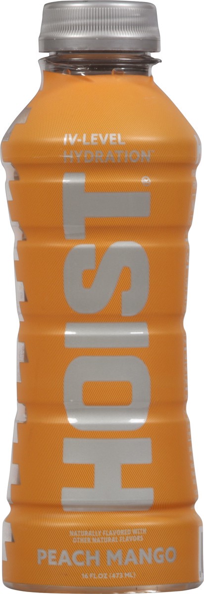 slide 6 of 9, Hoist IV-Level Peach Mango Hydration Drink 16 fl oz, 16 fl oz