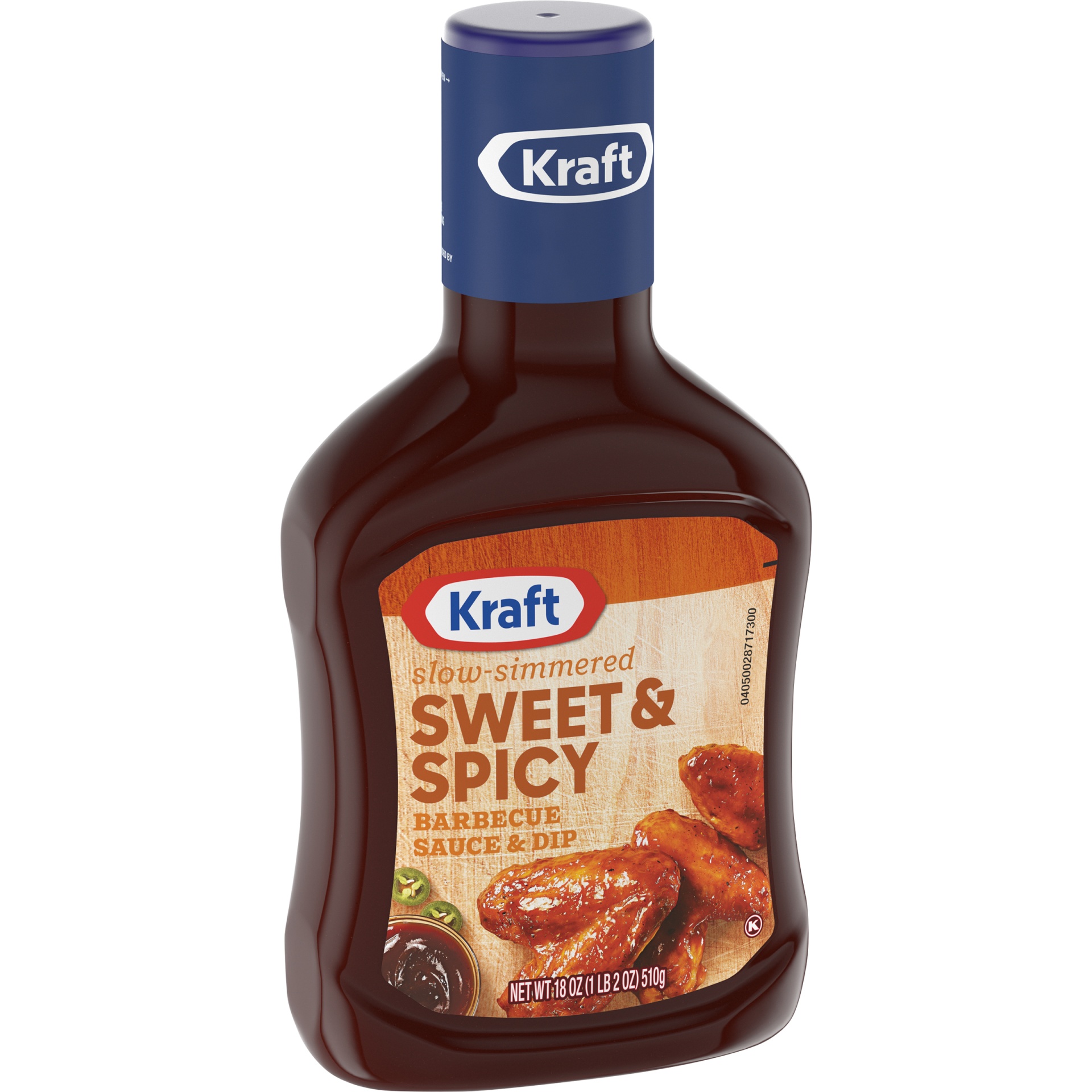 slide 6 of 10, Kraft Sweet & Spicy Slow-Simmered Barbecue Sauce, 18 oz