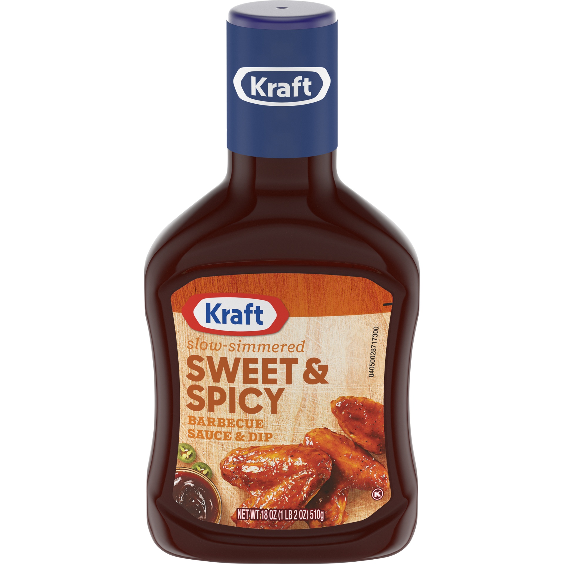 slide 1 of 10, Kraft Sweet & Spicy Slow-Simmered Barbecue Sauce, 18 oz
