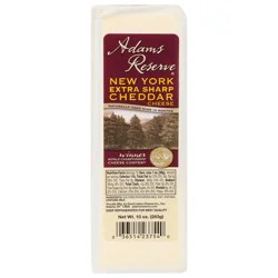 Adams Reserve New York Extra Sharp Cheddar Cheese 10 oz