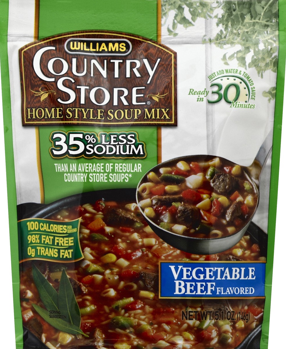 slide 2 of 2, Williams Country Store Vegetable Beef Flavored Home Style Soup Mix, 5.1 oz