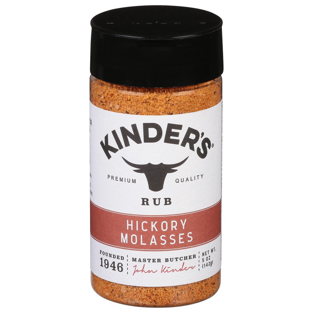 slide 1 of 1, Kinder's Rub, Hickory Molasses 5 Oz, 5 oz
