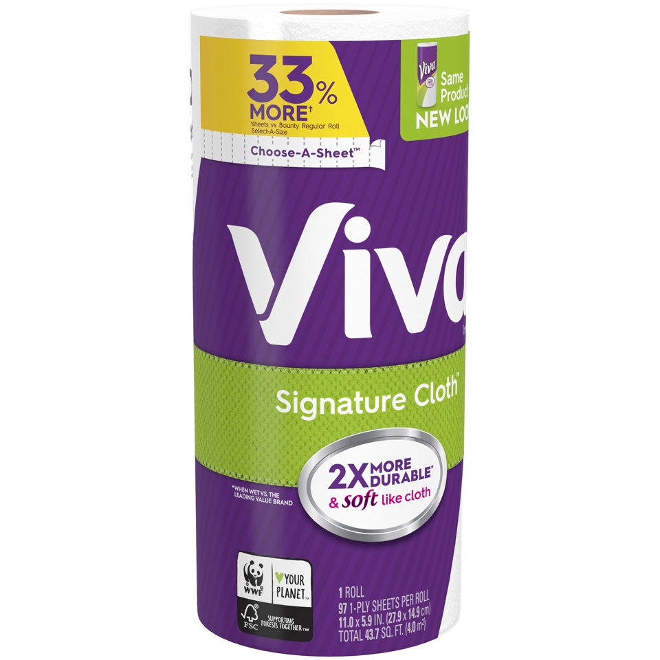 slide 2 of 3, Viva Signature Cloth Choose A Sheet Paper Towels, 1 ct