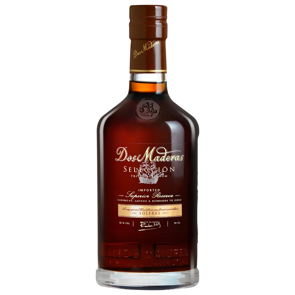 slide 2 of 2, Dos Maderas Seleccion Triple Aged Rum 750 ml, 750 ml
