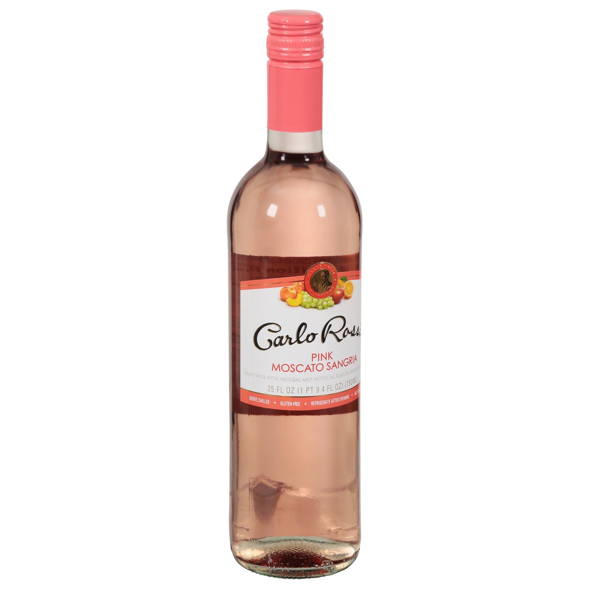 slide 8 of 9, Carlo Rossi Blush Wine, 750 ml