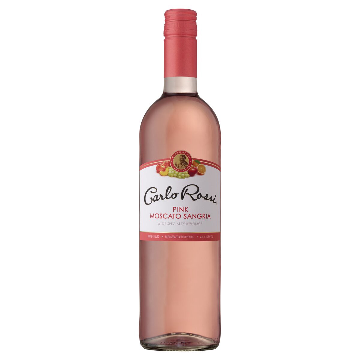 slide 1 of 9, Carlo Rossi Blush Wine, 750 ml