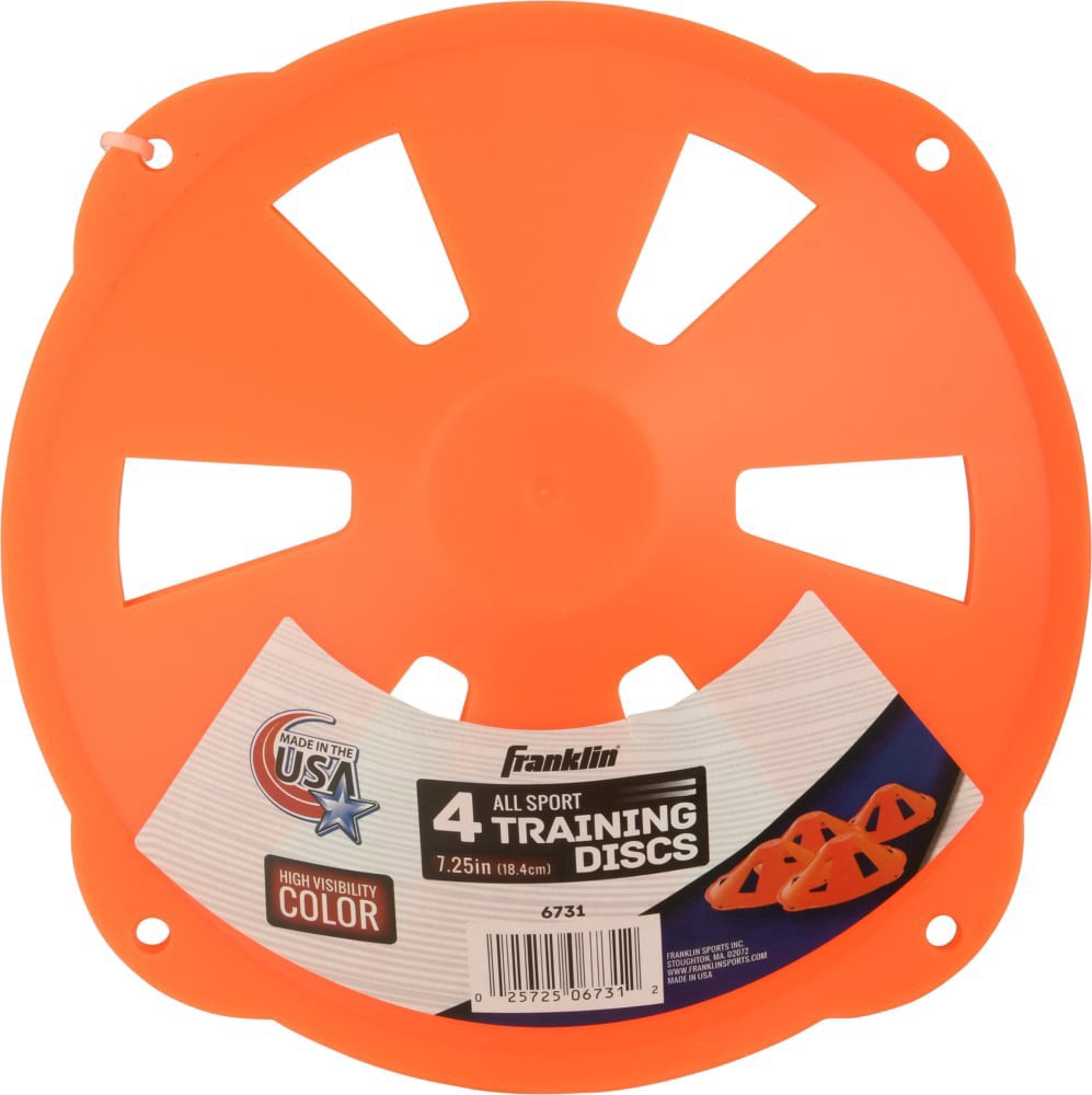 slide 6 of 6, Franklin 7.25 Inch All Sport Training Discs 4 ea Not Packed, 4 ct