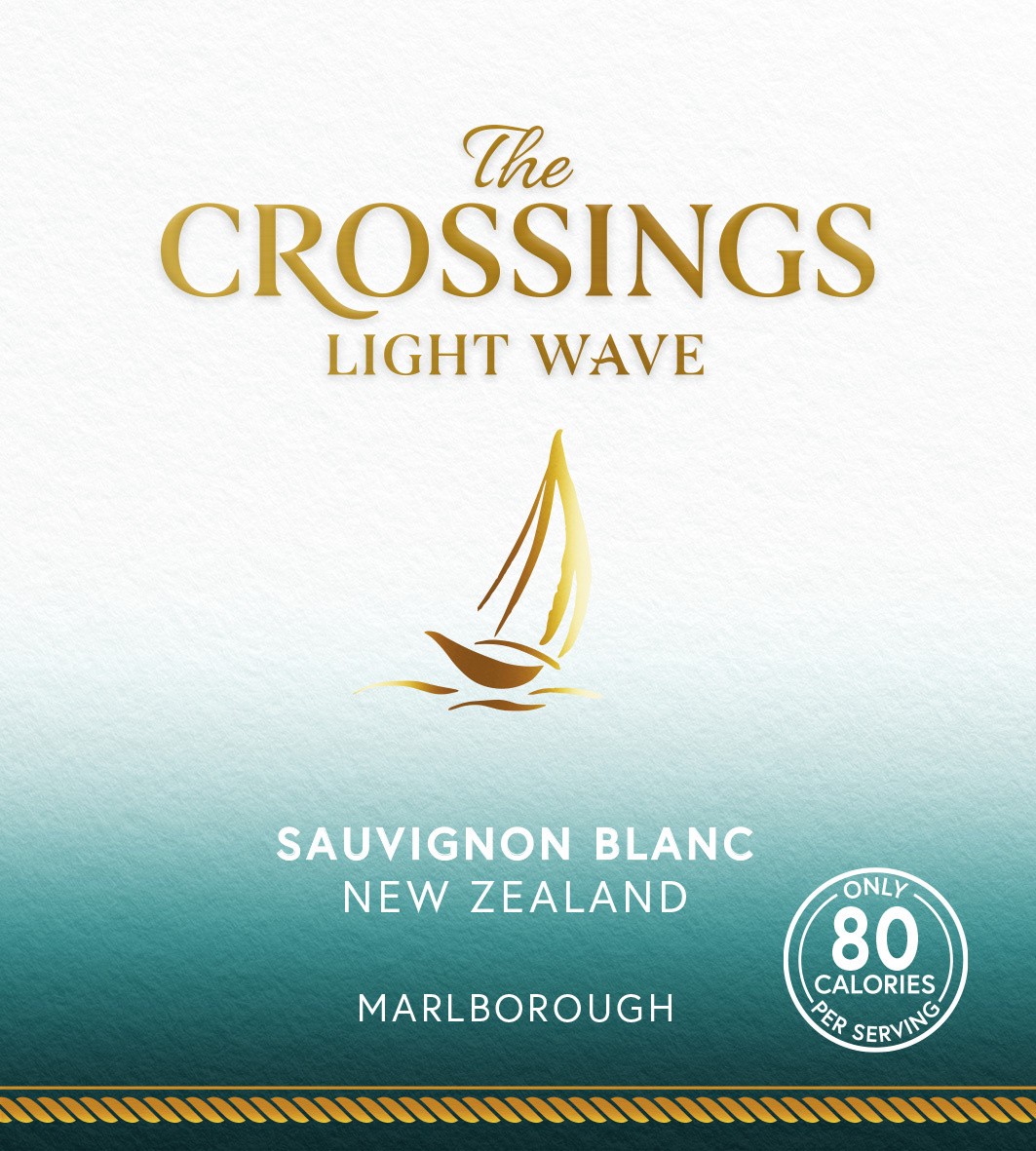 slide 3 of 4, The Crossings Sauvignon Blanc Light Wave, 750ml, 750 ml