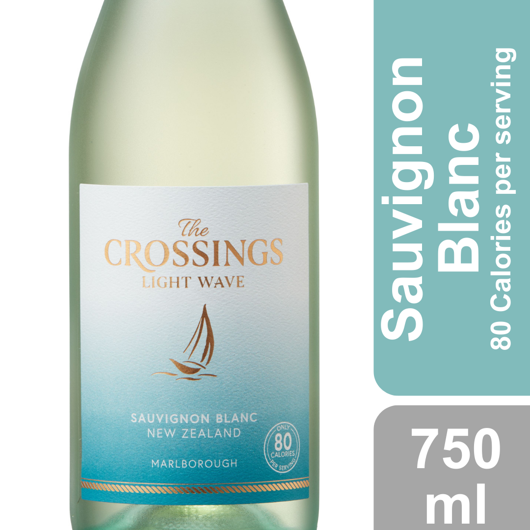 slide 2 of 4, The Crossings Sauvignon Blanc Light Wave, 750ml, 750 ml