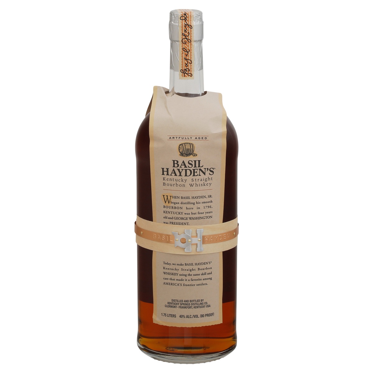 slide 1 of 1, Basil Hayden's Straight Bourbon Whiskey - 1.75L Bottle, 1.75 liter