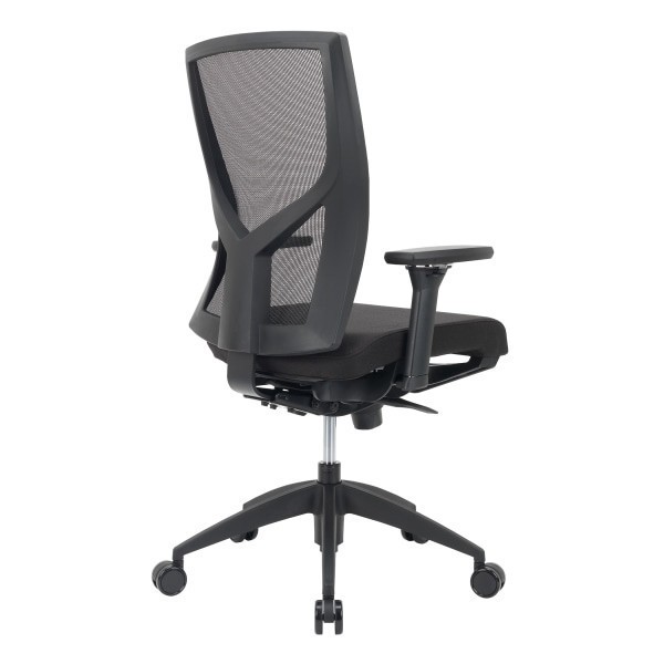slide 8 of 9, WORKPRO Oceanic Mesh/Fabric Ergonomic High-Back Executive Chair, Black, 1 ct
