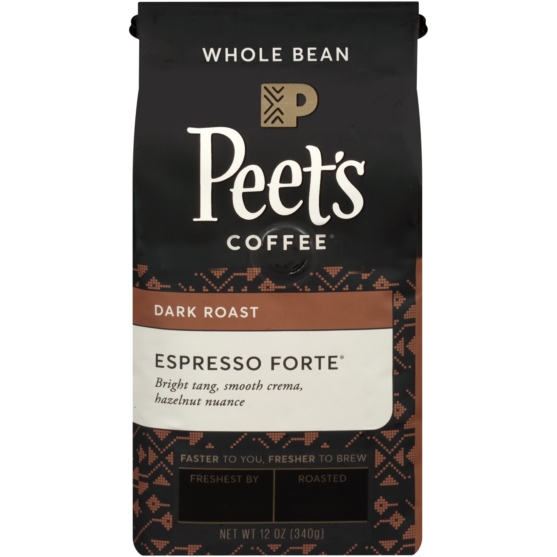 slide 1 of 6, Peet's Coffee Espresso Forte Dark Roast Whole Bean Coffee - 12 oz, 12 oz