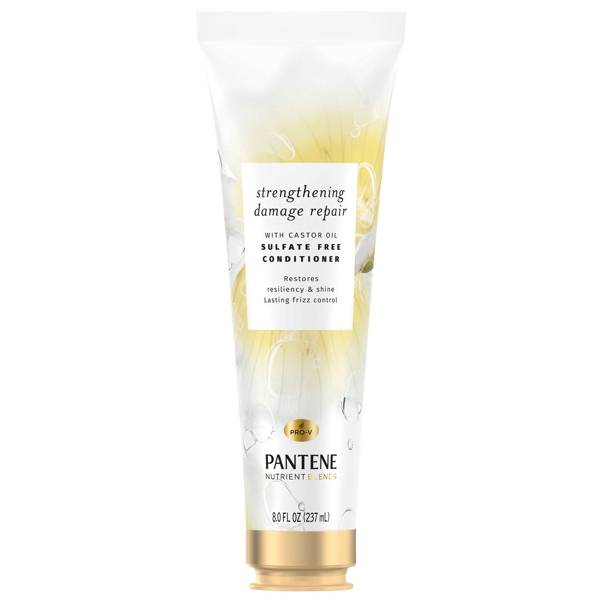 slide 1 of 3, PANTENE NUTRIENT BLENDS Strengthening Damage Repair SULFATE FREE CONDITIONER with Castor Oil, 8.0 oz, 8 fl oz