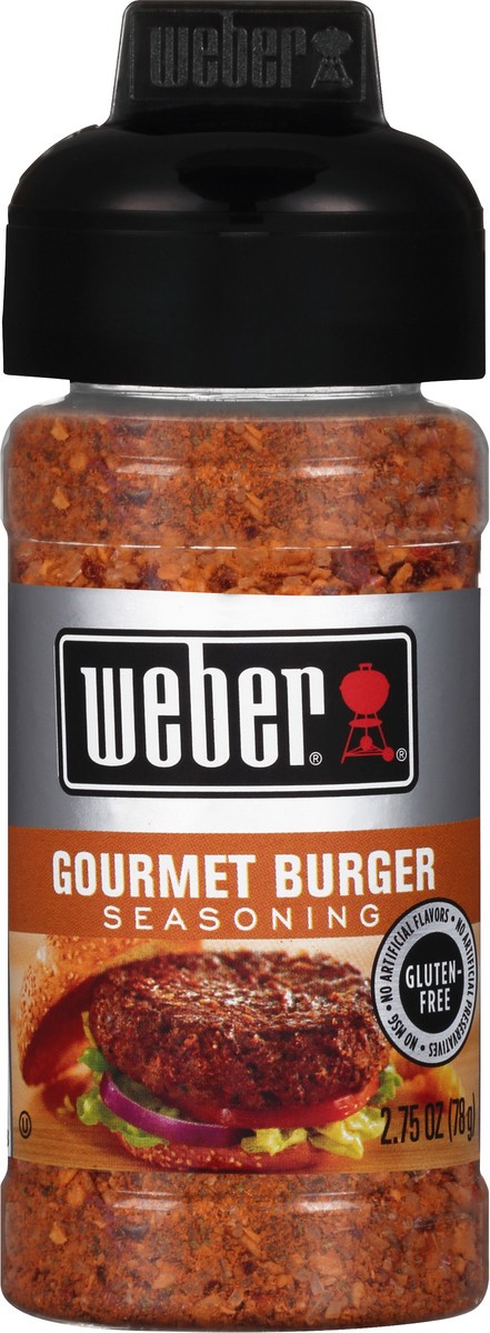 slide 2 of 7, Weber Gourmet Burger Seasoning, Kosher, 2.75 OZ, 2.75 oz