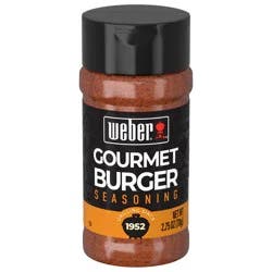 Weber Gourmet Burger Seasoning, Kosher, Gluten Free, 2.75 oz