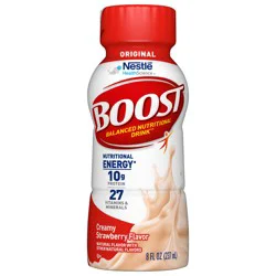 Boost Original Creamy Strawberry Flavor Balanced Nutritional Drink - 8 fl oz