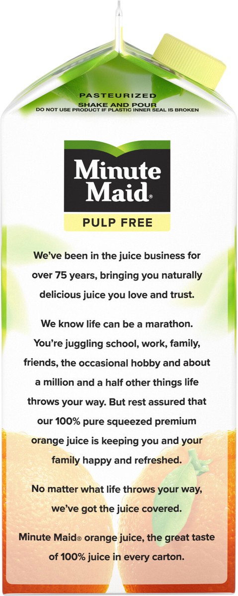 slide 4 of 5, Minute Maid® pulp free orange juice, 59 fl oz