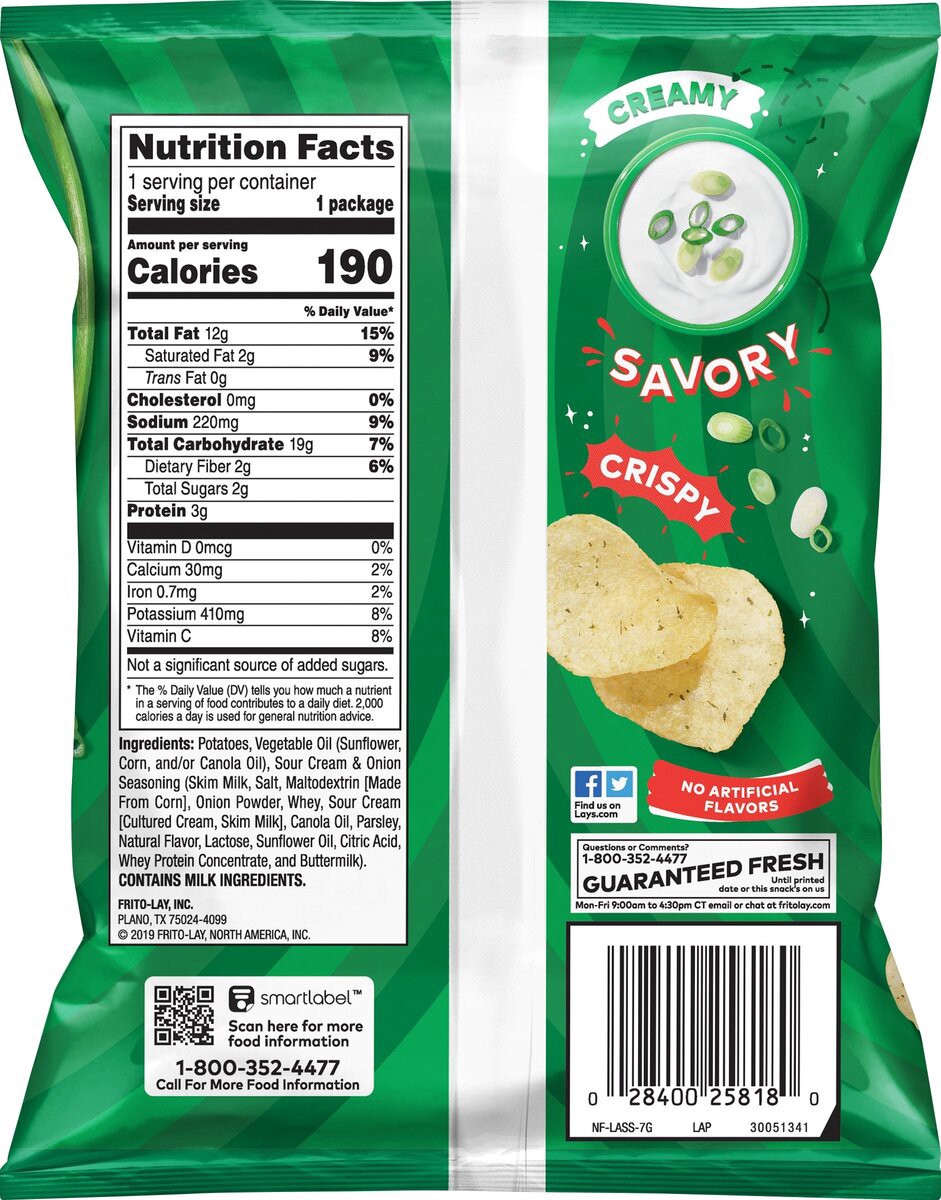 slide 2 of 7, Lay's Potato Chips, 1.25 oz