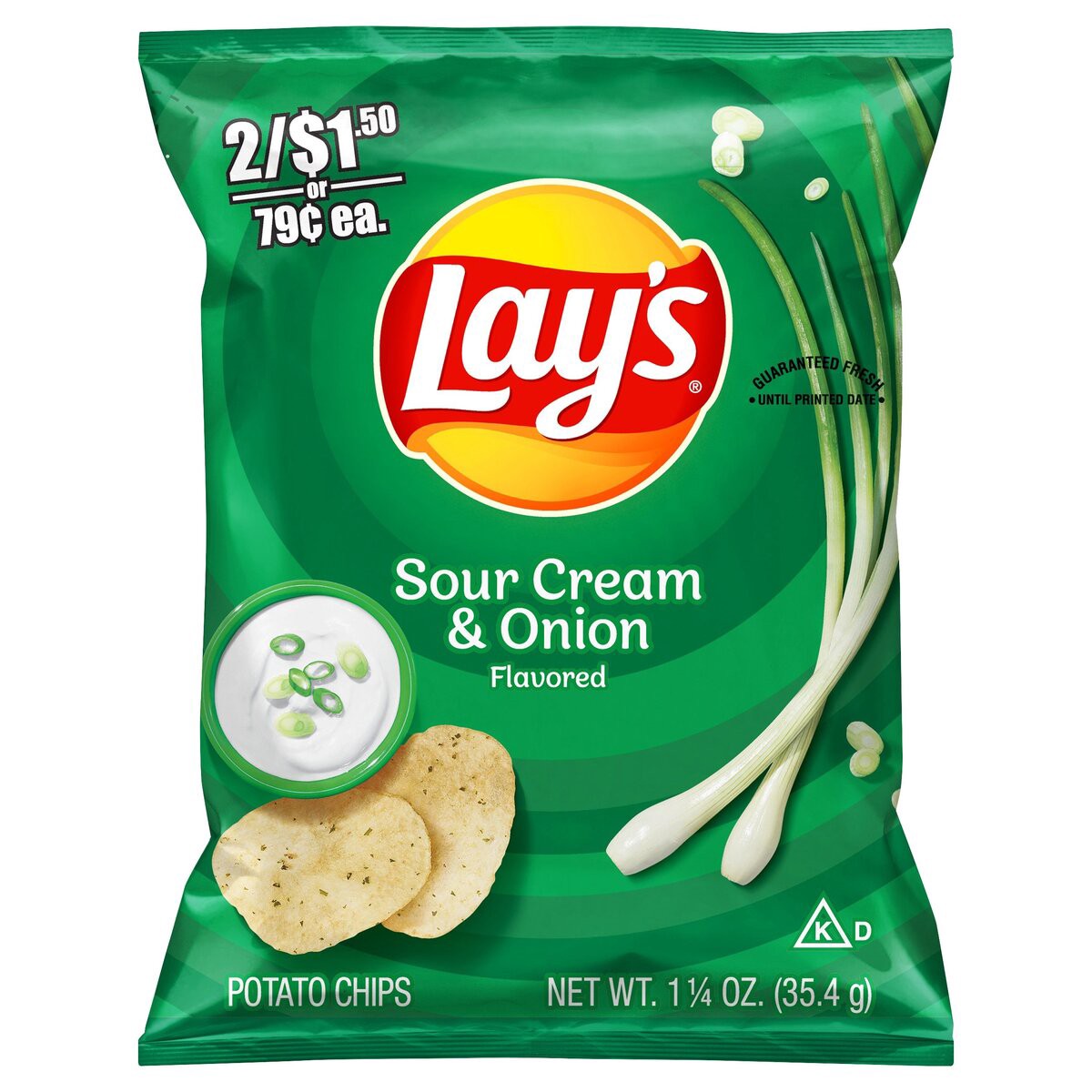 slide 3 of 7, Lay's Potato Chips, 1.25 oz