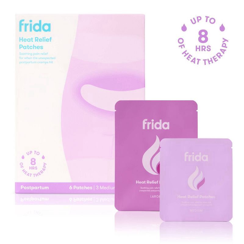 slide 1 of 6, Frida Mom Uterine Pain Patches - 6 pk, 6 ct