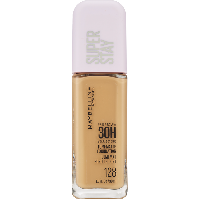 slide 1 of 1, MAYBELLINE Mny Sstay Lumi Matte Fd Shade 128, 11 oz