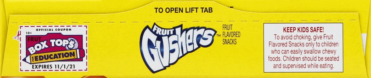 slide 2 of 6, Fruit Gushers Fruit Punch, 6 ct; 0.9 oz