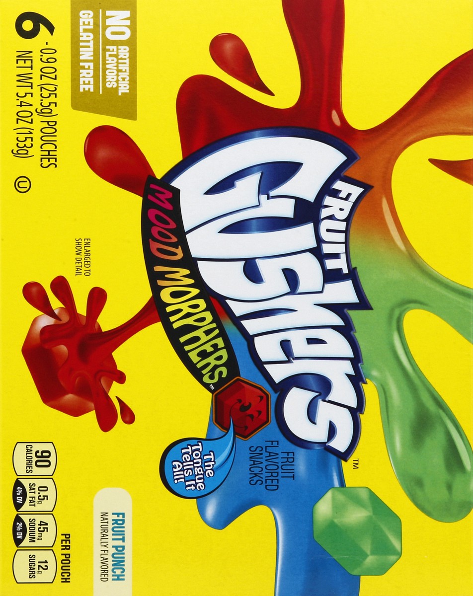 slide 6 of 6, Fruit Gushers Fruit Punch, 6 ct; 0.9 oz