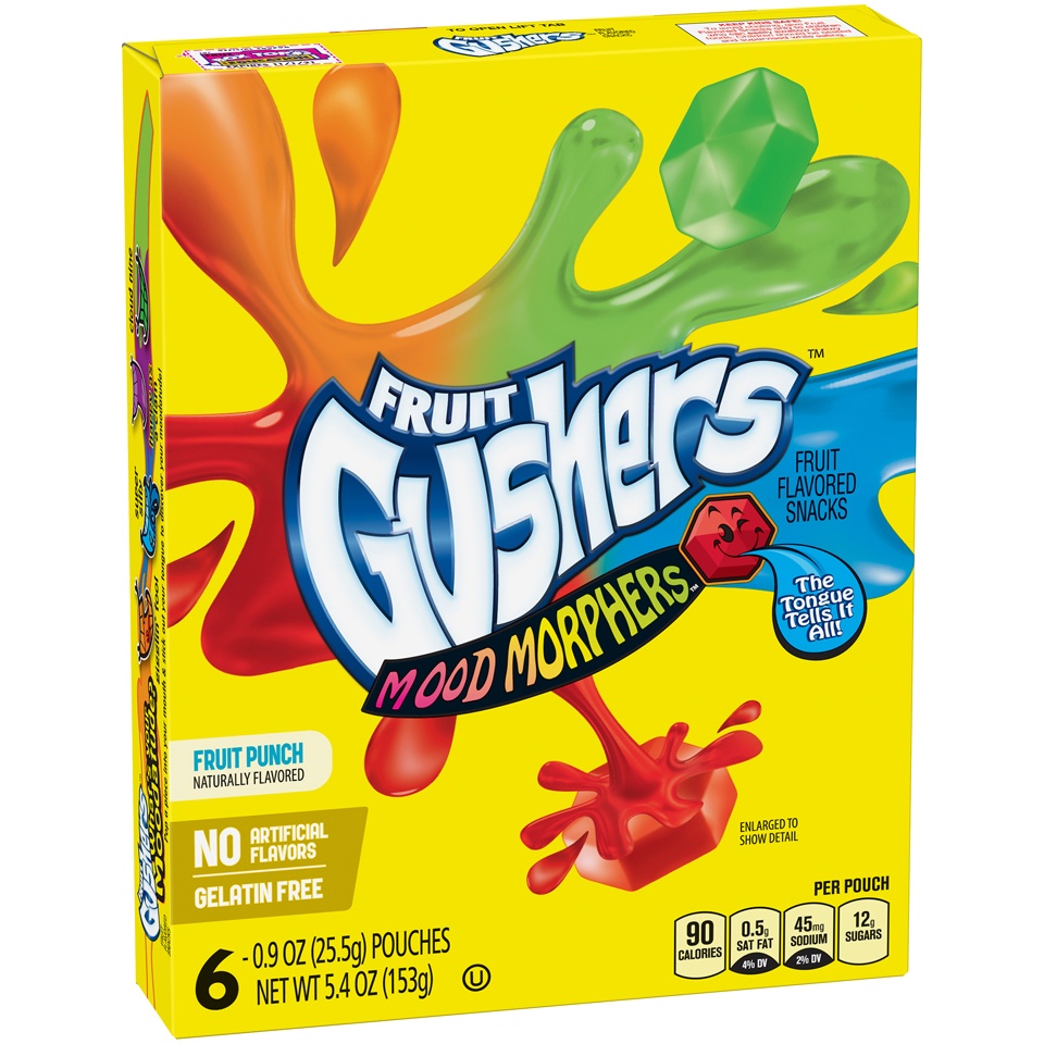 slide 1 of 1, Fruit Gushers Fruit Punch, 6 ct; 0.9 oz