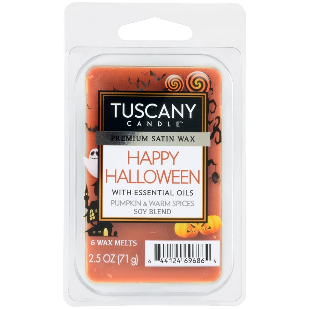 slide 1 of 1, Tuscany Candle Happy Halloween Scented Wax Cubes, 6 ct