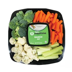 Hy-Vee 10" Vegetable Tray W/Dip Ready To Eat