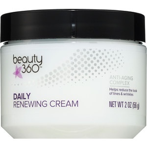 slide 1 of 1, Beauty 360 Daily Renewal Cream, 2 oz; 56 gram