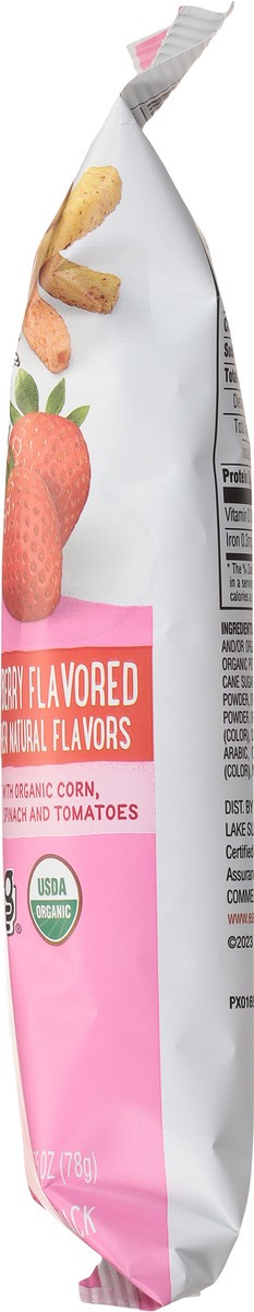 slide 2 of 11, Earth's Best Organic Sweet & Veggie Straws Strawberry Flavored Vegetable & Potato Snack 2.75 oz, 2.75 oz