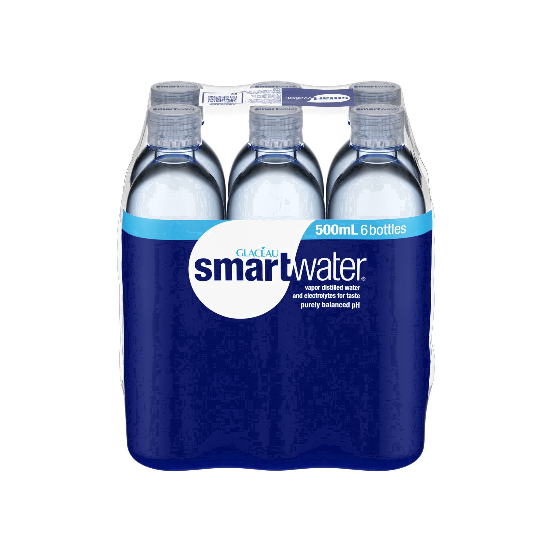 slide 34 of 75, smartwater vapor distilled premium water bottles, 16.9 fl oz, 6 Pack, 101.40 fl oz
