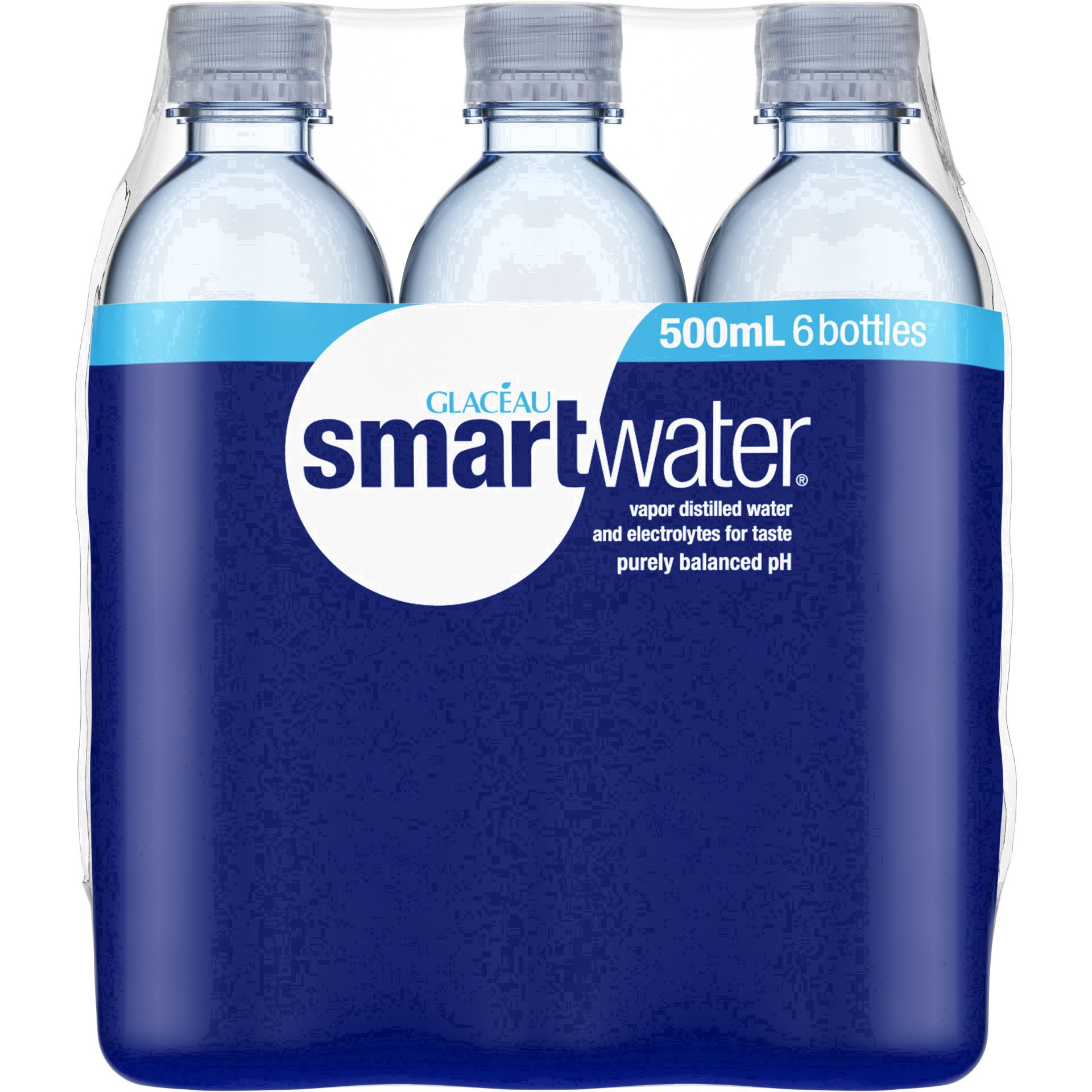 slide 8 of 75, smartwater vapor distilled premium water bottles, 16.9 fl oz, 6 Pack, 101.40 fl oz