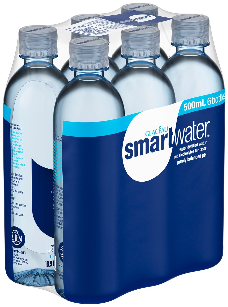 slide 1 of 75, smartwater Water - 6 ct, 6 ct